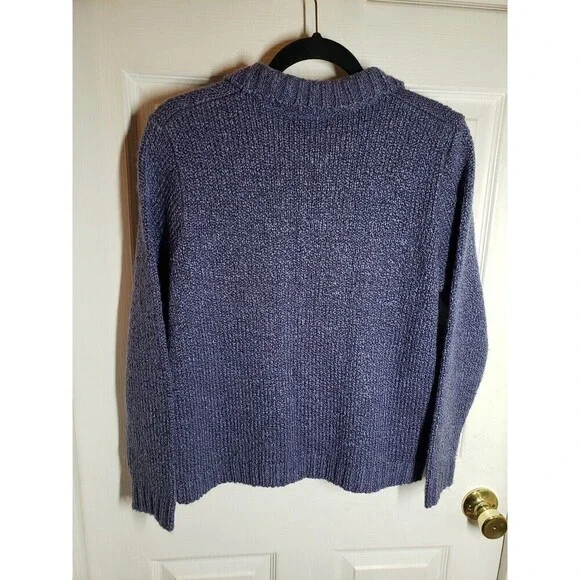 Sonoma Full Zip Sweater Women’s Size PL - Picture 4 of 6